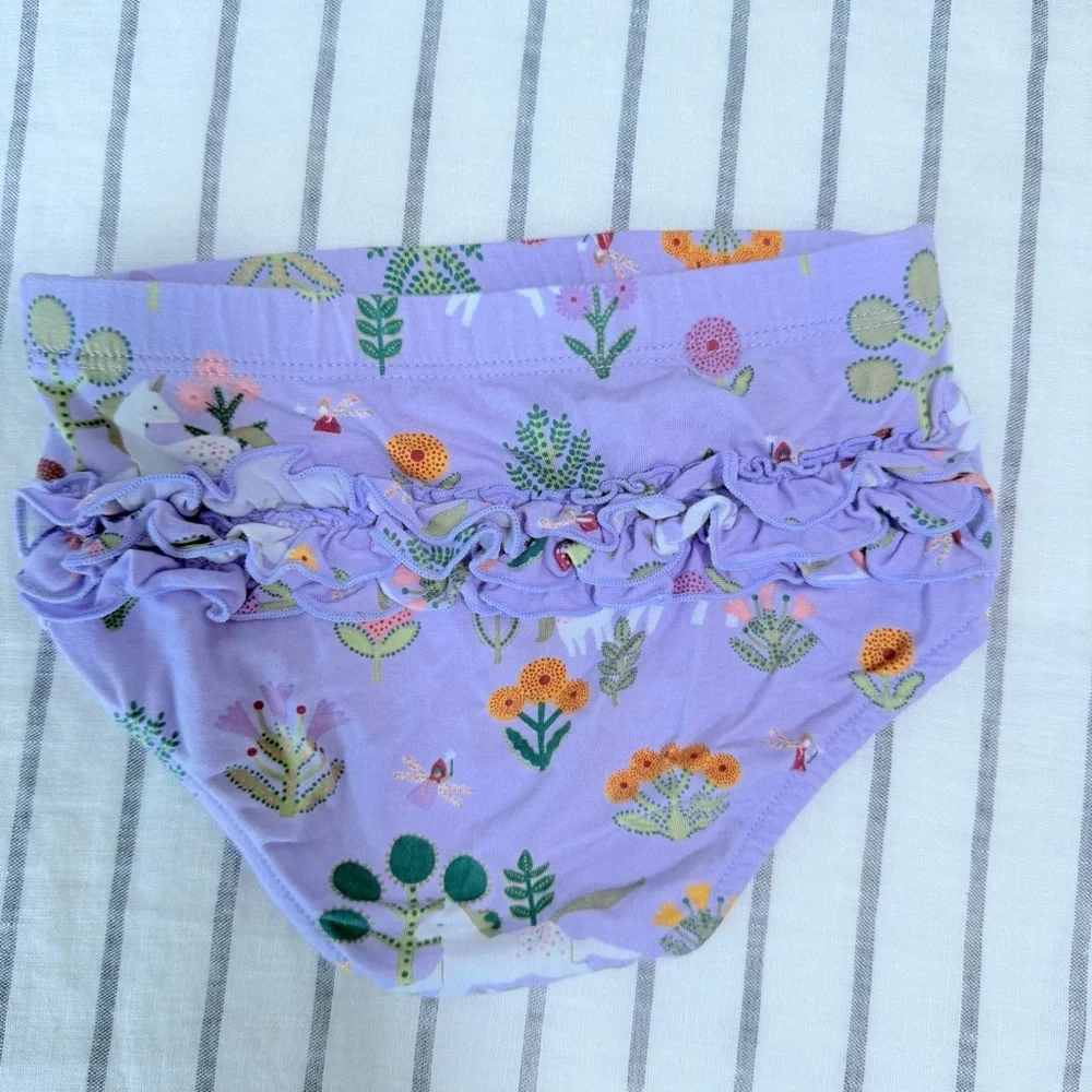 Magnetic Me Floral Unicorn‎ Baby Dress with Bloomers